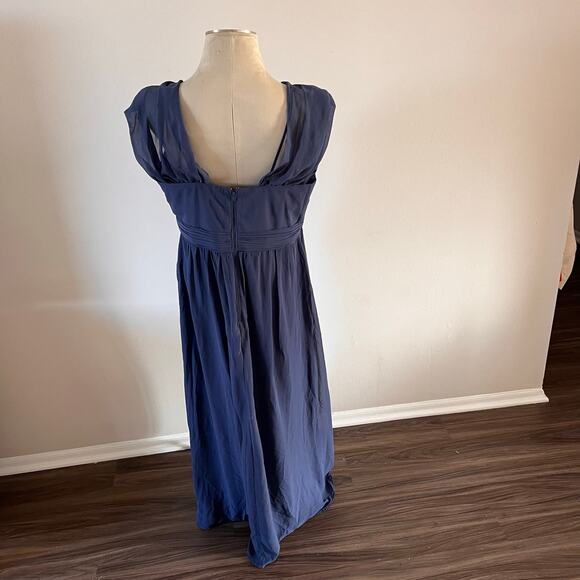 Birdy Grey Blue Chiffon Bridesmaid Dress Wmns XXL Wedding Guest Formal - Picture 13 of 15